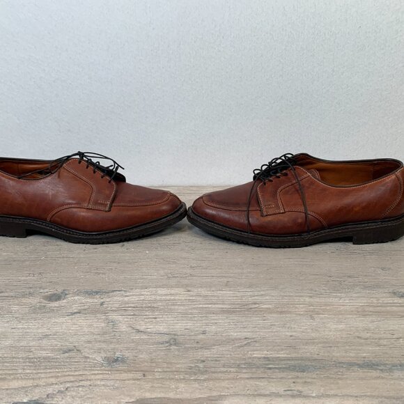 Allen Edmonds Men’s Ashton Split Toe Derby Shoes Sz 9.5 D Chili Brown main image 4